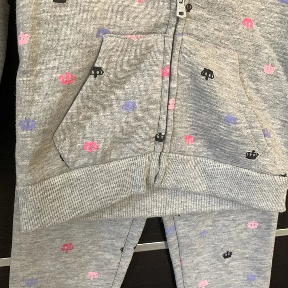 Juicy by Juicy Couture Baby Girls 2 Piece Pant Set 2T